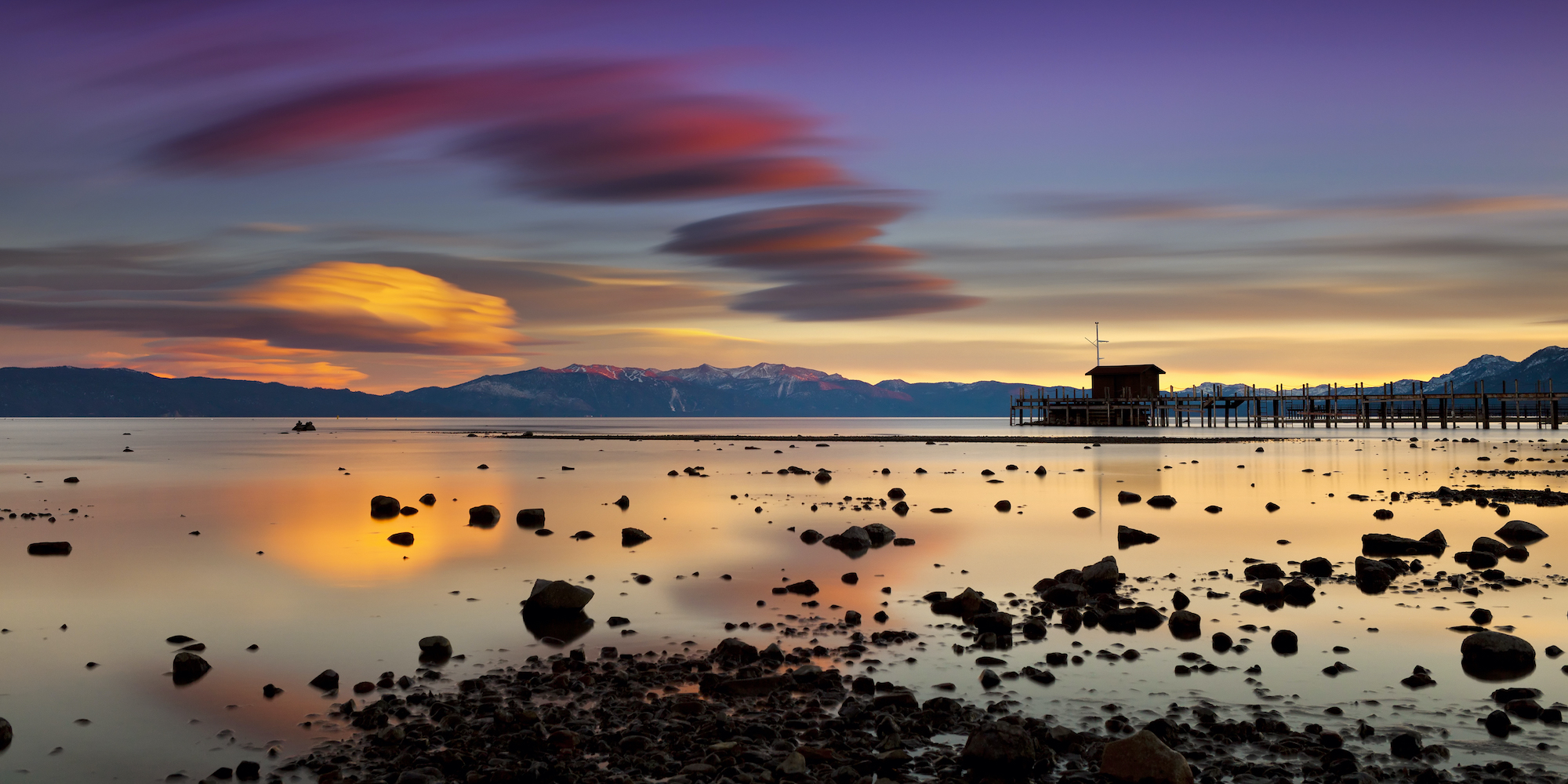 north tahoe sunset