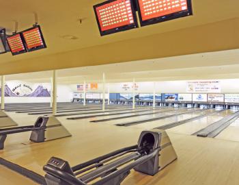 view of bowling alley