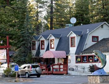 front of Italian restaurant