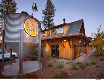 front view of fifty fifty restaurant and tap house