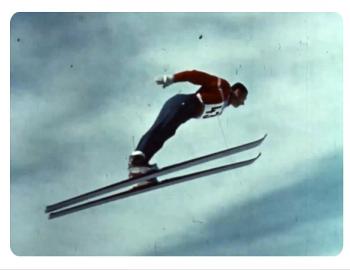 1960 winter olympics ski jumper