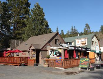 front of the restaurant and bar