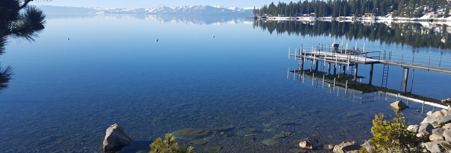 calm waters of lake tahoe