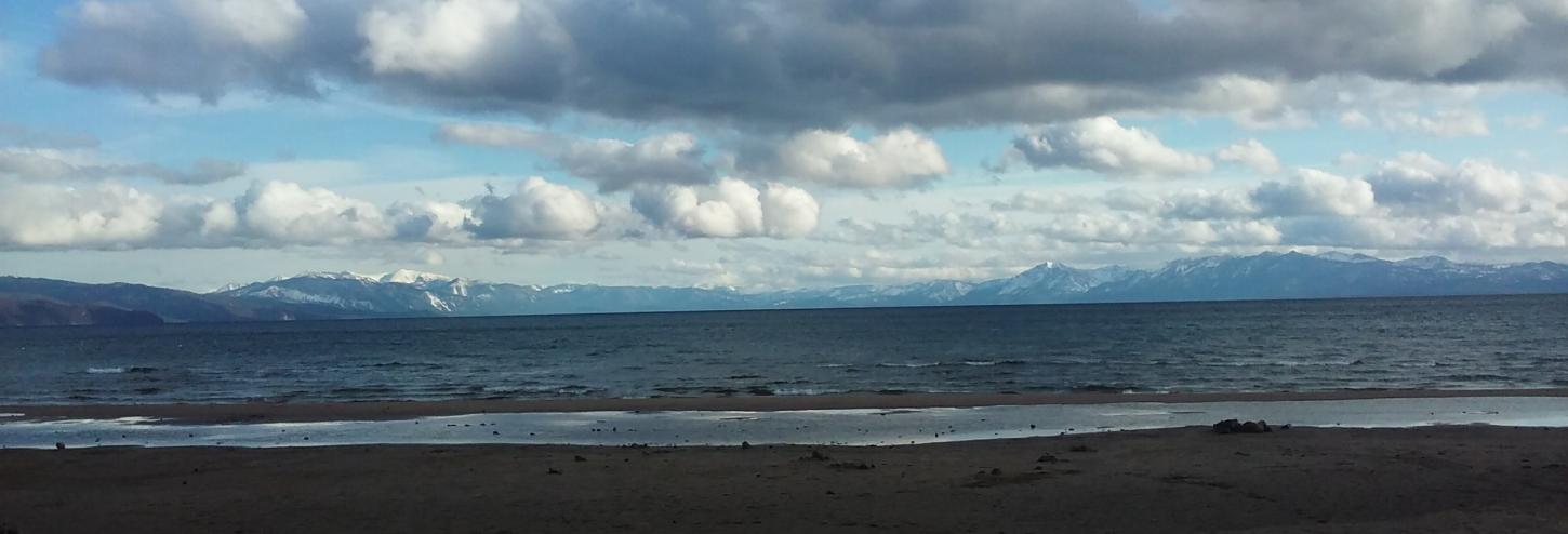 cloudy sky overlooking Westshore Beach