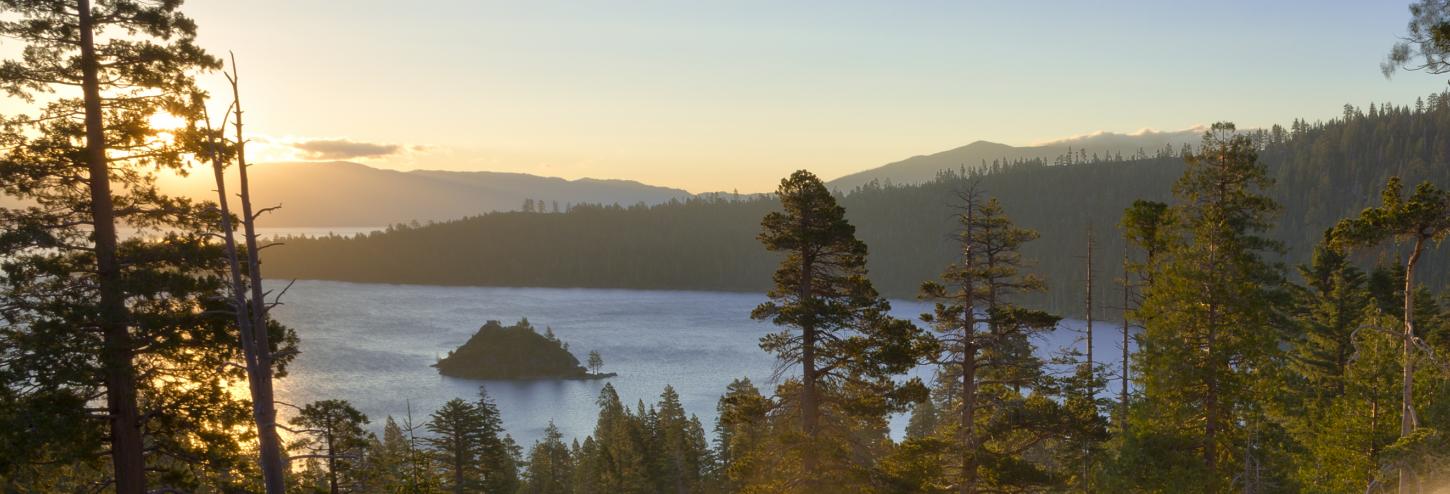 view of emerald bay tea island