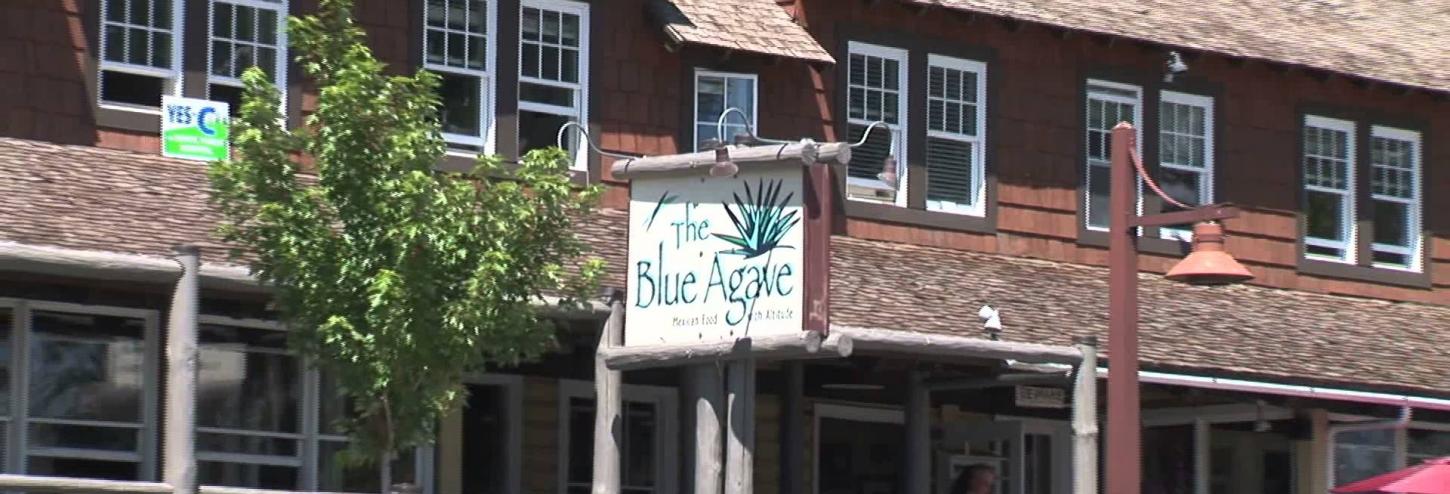 front view of blue agave mexican restaurant