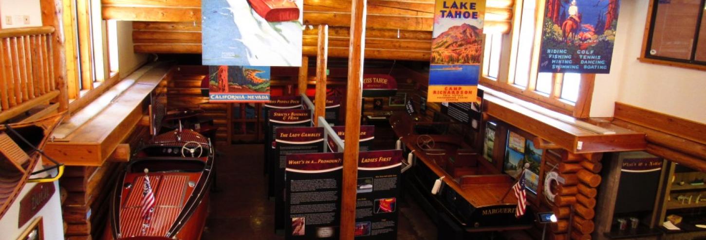 wooden boats inside indoors for viewing