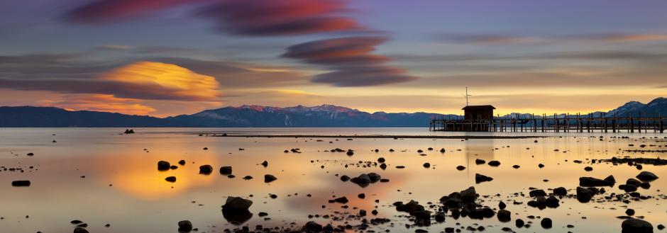 north lake tahoe sunset