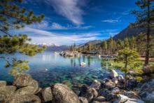 A beautiful day at the Sand Harbor area of Lake Tahoe
