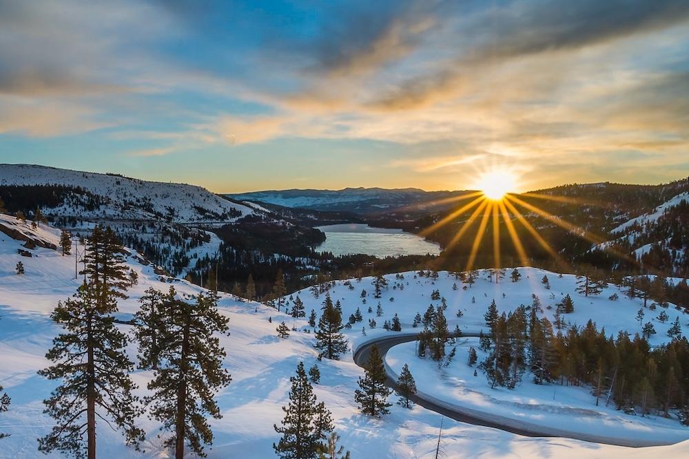 snowy tahoe