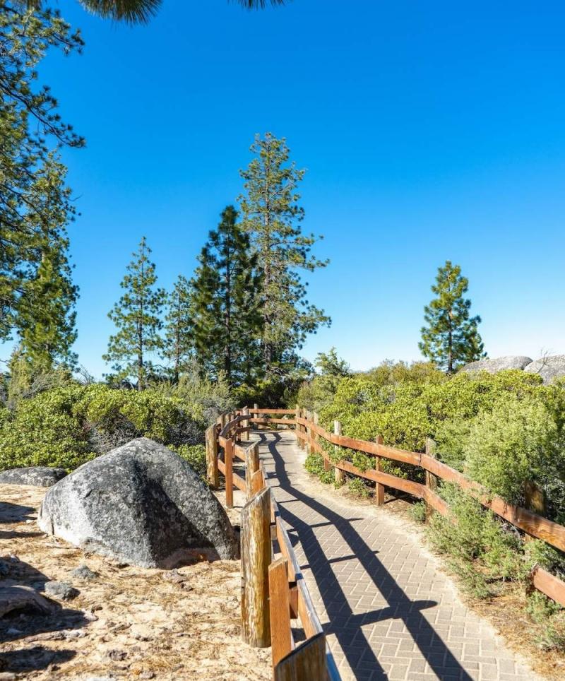 Paved trail in Nevada State Park